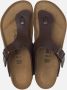 Birkenstock Ramses Habana regular Birko-Flor Nubuck Heren Teenslipper Nubuck Brown - Thumbnail 3