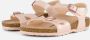 Birkenstock Kid's Rio BF Graceful Sandalen Narrow roze bruin - Thumbnail 1