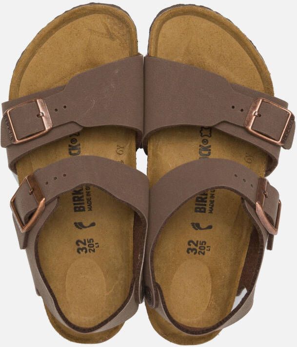 Birkenstock New York Sandalen bruin Imitatieleer