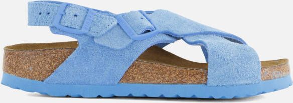 Birkenstock Tulum Sandalen blauw Suede Dames