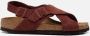 Birkenstock Tulum Dames Sandalen Chocolate Narrow fit | Bruin | Suède - Thumbnail 1