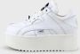 Buffalo London Classic Dames Schoenen White Leer Foot Locker - Thumbnail 2