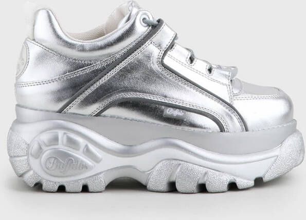 Buffalo Metallic Zilveren Sneakers London Classic Low - Foto 2
