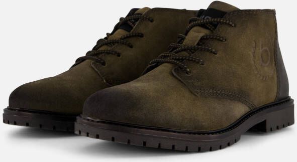 Bugatti Barrack Veterschoenen groen Suede