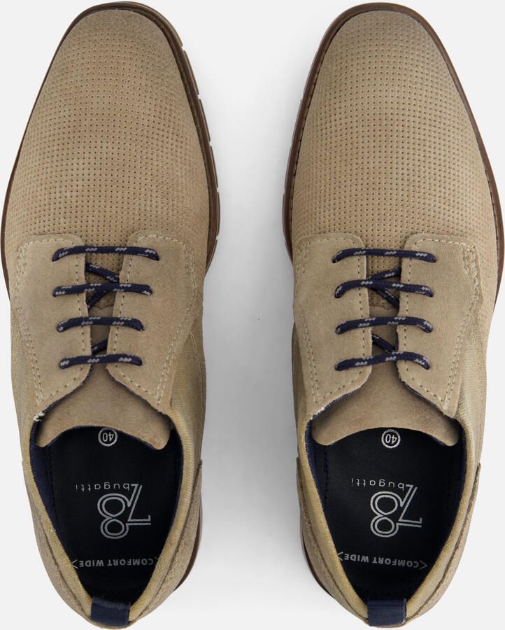 Bugatti Benito Comfort Veterschoenen beige Nubuck - Foto 5