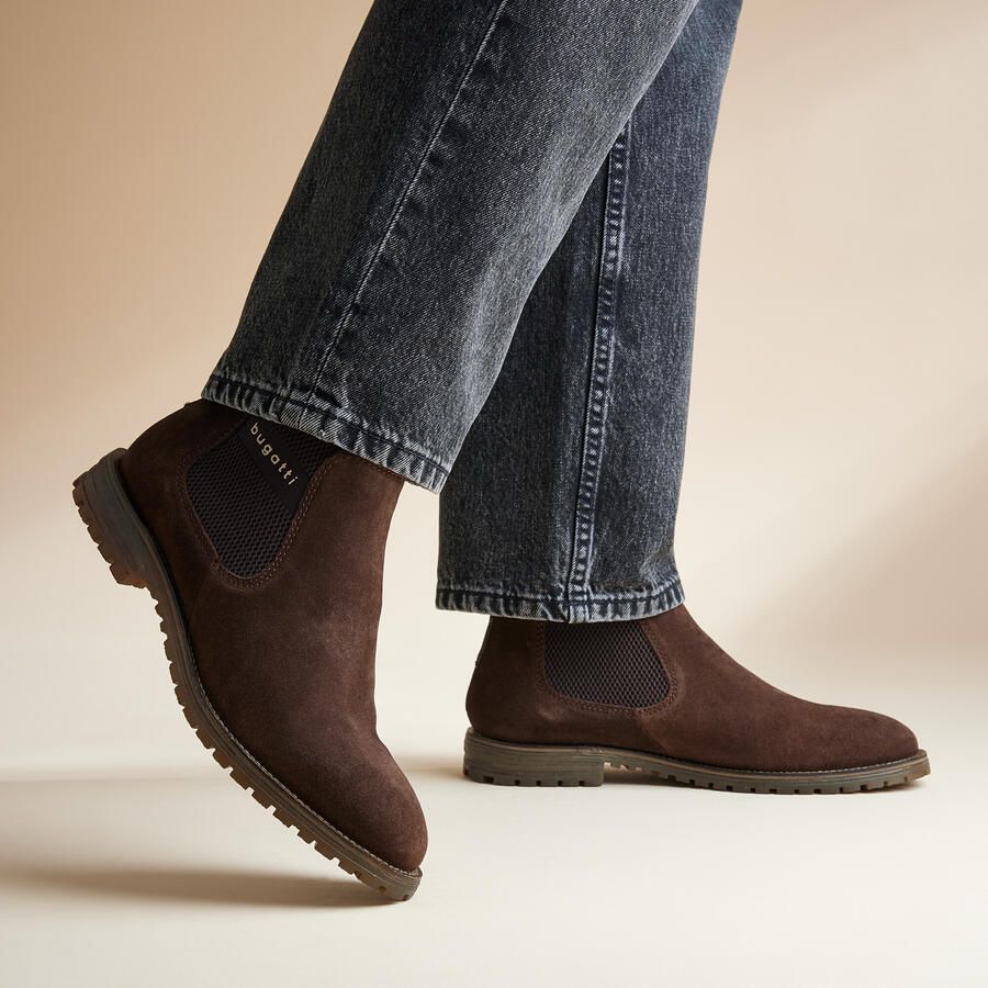 Bugatti Kosta Chelsea Boots bruin Suede - Foto 3