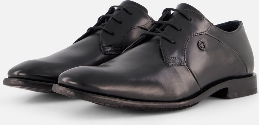 Bugatti Mansueto Flex Veterschoenen zwart Leer