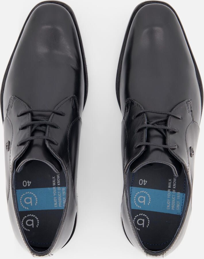 Bugatti Mansueto Flex Veterschoenen zwart Leer - Foto 3