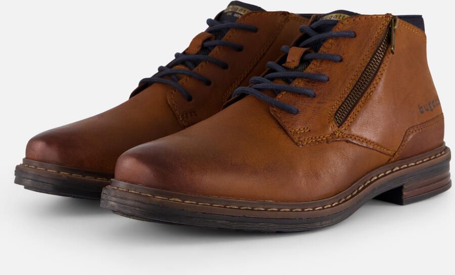 Bugatti Veterschoenen Hoog Veterschoenen Hoog cognac