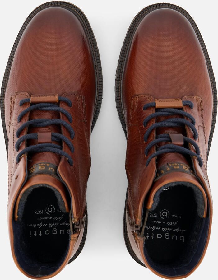 Bugatti Seve Veterboots cognac Leer - Foto 4