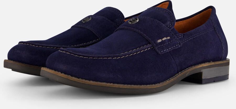 Bugatti Sula Revo Instappers blauw Suede - Foto 4