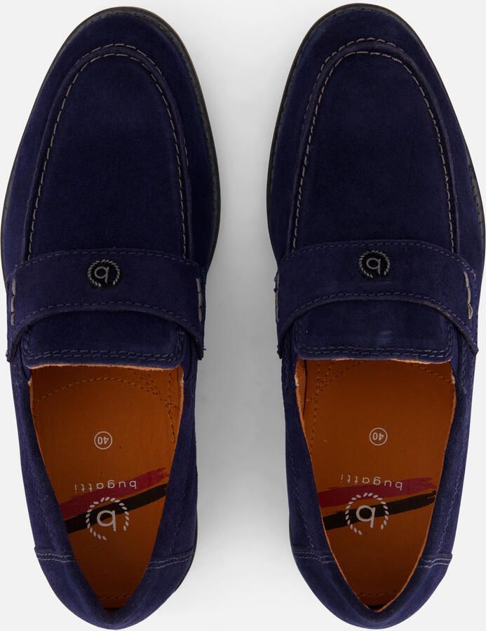 Bugatti Sula Revo Instappers blauw Suede - Foto 2