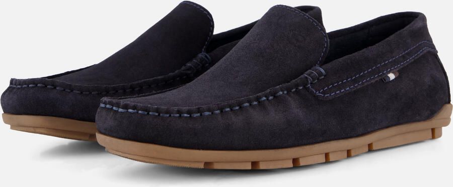 Bugatti Tao Instappers blauw Leer