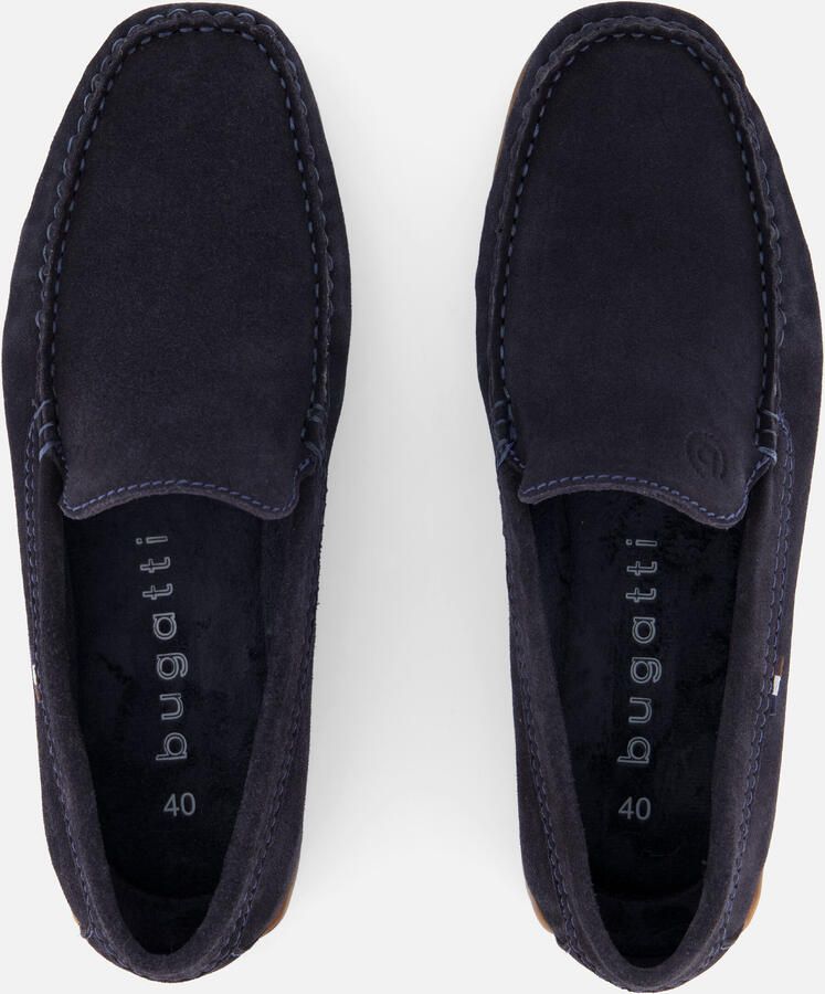 Bugatti Tao Instappers blauw Leer - Foto 3