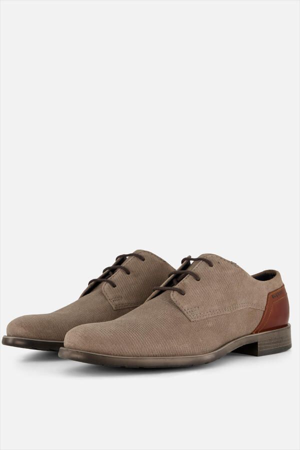 Bugatti Veterschoenen taupe Suede