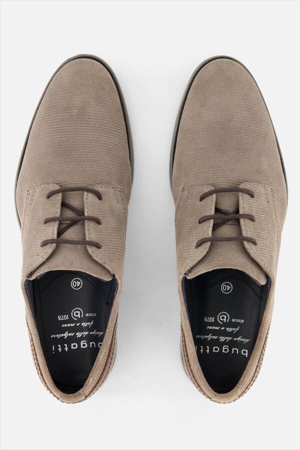 Bugatti Veterschoenen taupe Suede - Foto 4