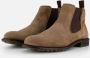 Bugatti Taupe Suede Chelsea Boot voor Heren Beige Heren - Thumbnail 2