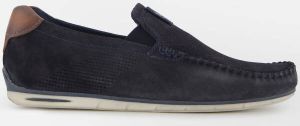 Bugatti leren heren instappers Blauw Extra comfort Memory Foam