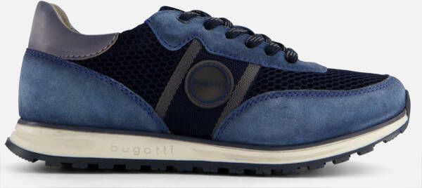 Bugatti Cirino Sneakers blauw Leer