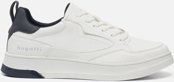 Bugatti Sneakers met sleehak vrijetijdsschoen lage schoen veterschoen met contrastafwerking