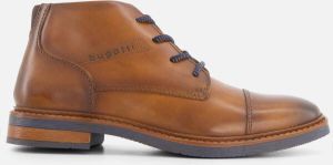 Bugatti Maiko Veterschoenen cognac Leer