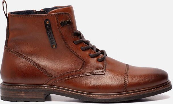 Bugatti Veterboots Cognac Leer 392201 Heren Leer