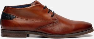 Bugatti Menello Veterschoenen cognac Leer Heren