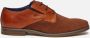 Bugatti Veterschoenen met sierstiksels smalle vorm vrijetijdsschoen lage schoen veterschoen - Thumbnail 1