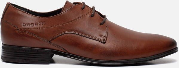 Bugatti Mevit Veterschoenen cognac Leer