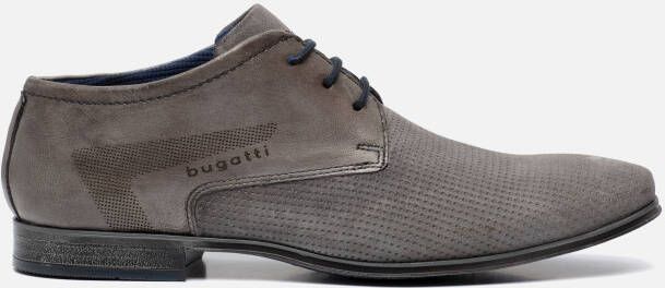 Bugatti Morino veterschoenen grijs Imitatieleer Heren