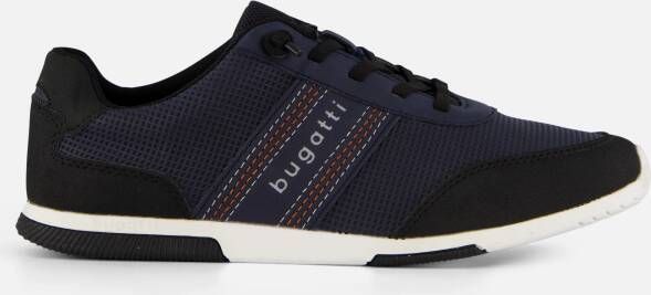 Bugatti Slip-on sneakers Vrijetijdsschoen slipper met modieuze decoratieve stiksels