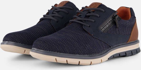 Bugatti Sandman Sneakers blauw Textiel