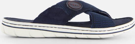 Bugatti Sani Slippers blauw Textiel