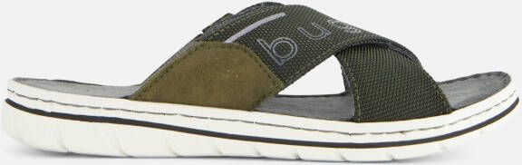 Bugatti Sani Slippers groen Textiel