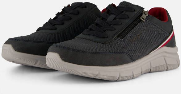 Bugatti Sneakers met sleehak vrijetijdsschoen lage schoen veterschoen met buitenrits