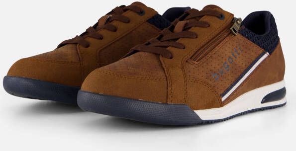 Bugatti Sneakers veterschoen lage schoen vrijetijdsschoen met contrastafwerkingen