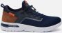 Bugatti Blauwe Vrijetijdssneakers voor Mannen Blue Heren - Thumbnail 1