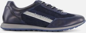 Bugatti Thorello Sneakers blauw Textiel Heren