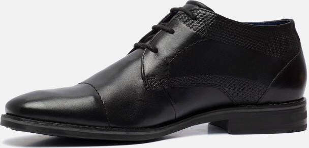 Bugatti Veterschoenen Zwart Leer 390301 Heren Leer