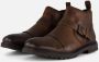 Bugatti leren heren boots bruin - Thumbnail 8