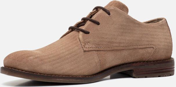 Bugatti Zanerio Veterschoenen beige Suede Heren