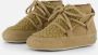 BunniesJR 224524-408 Meisjes Babysneakertjes Taupe Suède Veters - Thumbnail 2