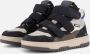 BunniesJR 225991-429 Jongens Hoge Sneakers Blauw Leer Klittenband Met Rits - Thumbnail 2
