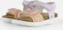 BunniesJR Bregje Beach Meisjes Platte Sandalen Lila Roze Imitatieleer Klittenband - Thumbnail 2