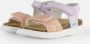 BunniesJR Bregje Beach Meisjes Platte Sandalen Lila Roze Imitatieleer Klittenband - Thumbnail 2