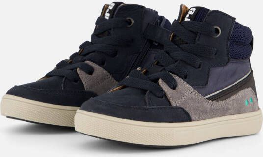 BunniesJR Veterboots blauw Leer