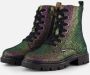 BunniesJR 225884-698 Meisjes Biker Boots Multicolor Suède Veters - Thumbnail 2