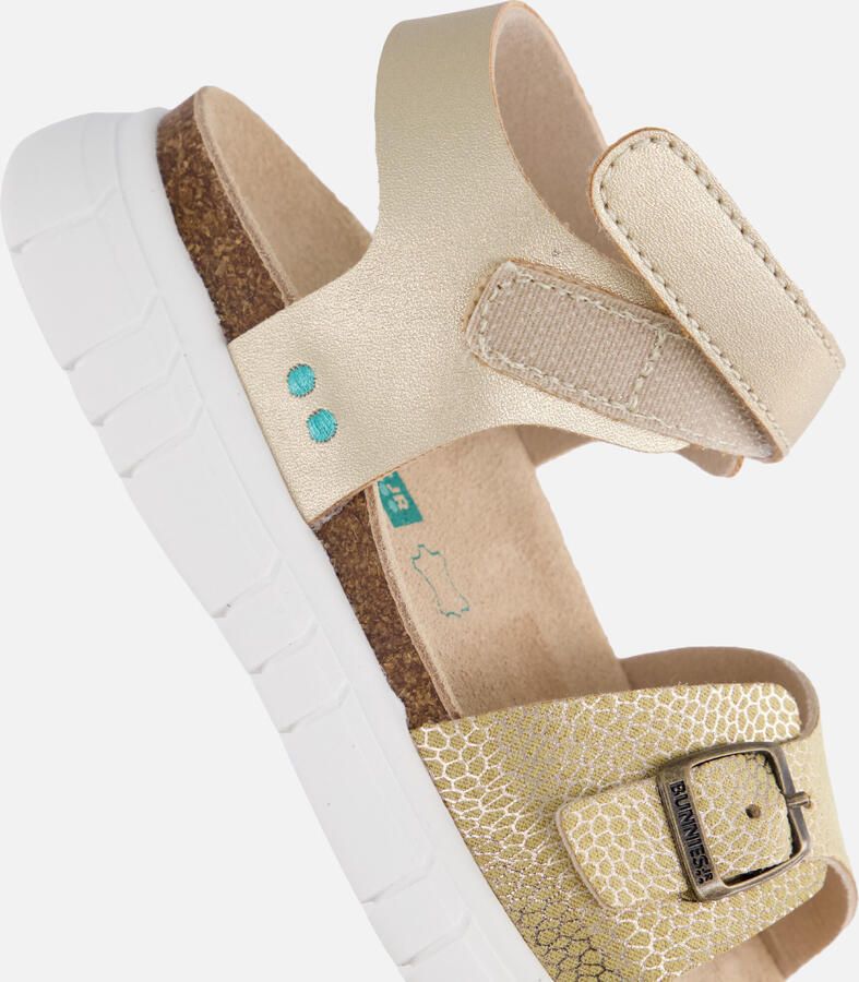 BunniesJR 226420-737 Meisjes Platte Sandalen Bruin Imitatieleer Klittenband - Foto 3