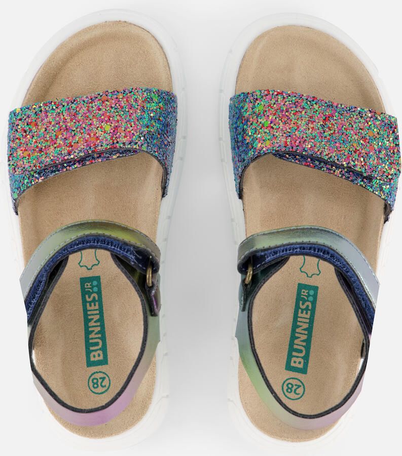 BunniesJR 226422-798 Meisjes Platte Sandalen Multicolor Imitatieleer Klittenband - Foto 8