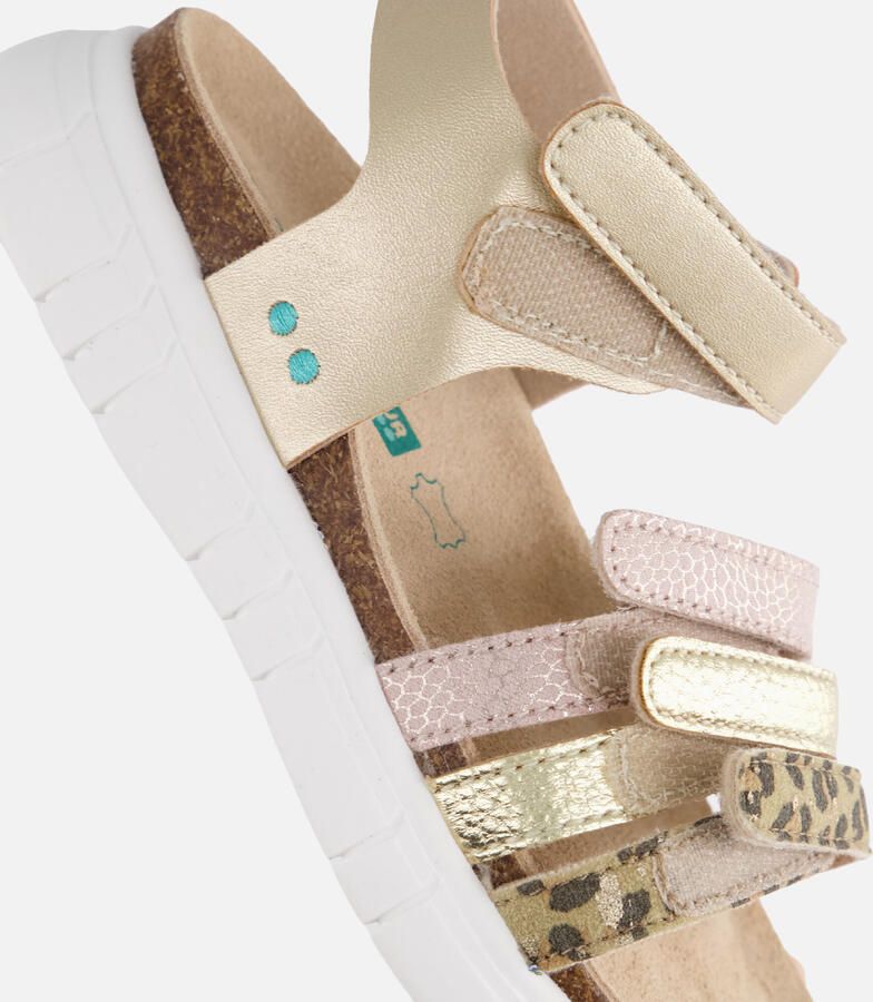 BunniesJR 226423-796 Meisjes Platte Sandalen Roze Imitatieleer Klittenband - Foto 4